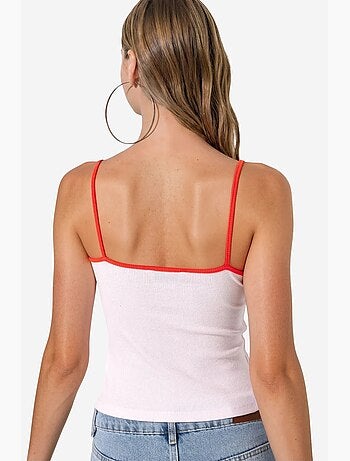 Top camisola ajustado estampado busem
