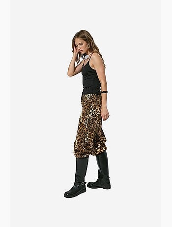 Top camisola corto ajustado con encaje busem