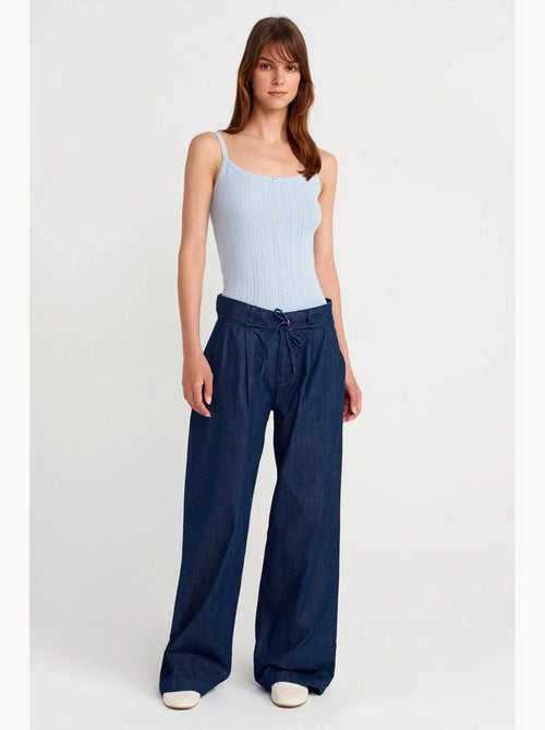Top camisola de algodón acanalado slim fit dilvin - Kiabi