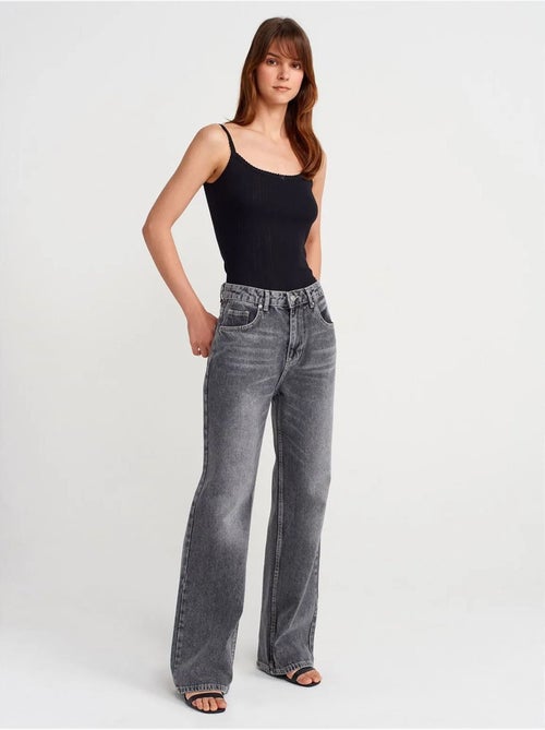 Top camisola de algodón acanalado slim fit dilvin - Kiabi