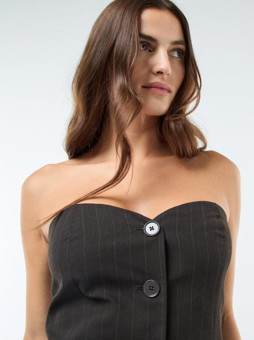 Top chaleco estilo camarero - Kiabi