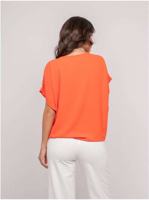 Top con botones y lazo FEYA - Kiabi Top con botones y lazo FEYA - Kiabi