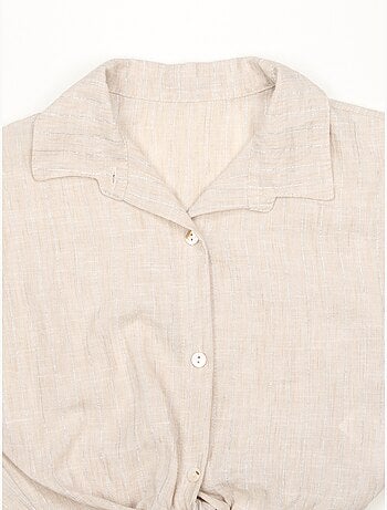 Top con cuello de camisa - Kids Star