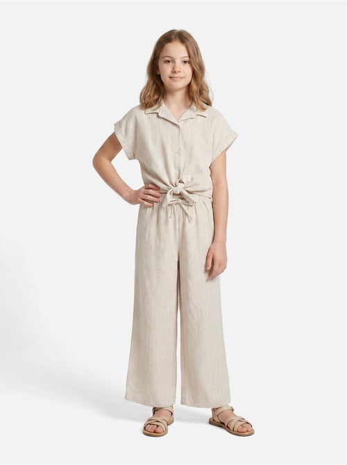 Top con cuello de camisa - Kids Star - Kiabi Top con cuello de camisa - Kids Star - Kiabi