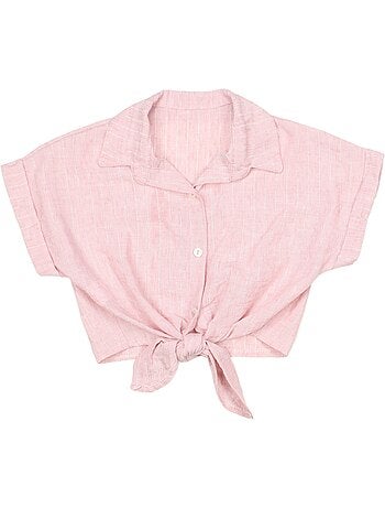 Top con cuello de camisa - Kids Star
