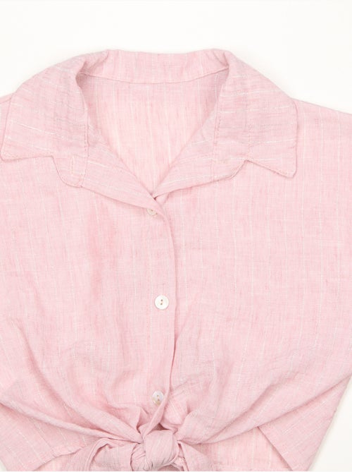 Top con cuello de camisa - Kids Star - Kiabi Top con cuello de camisa - Kids Star - Kiabi