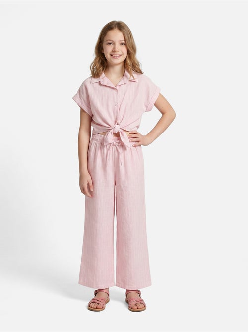 Top con cuello de camisa - Kids Star - Kiabi Top con cuello de camisa - Kids Star - Kiabi