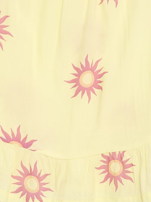 Top con estampado y tirantes finos - Kiabi