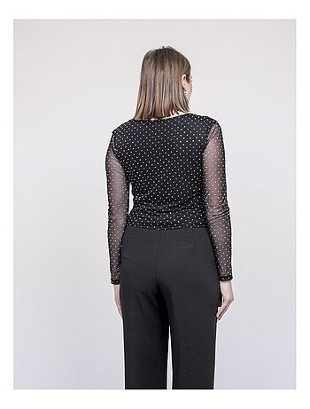Top con strass FAVERELLE