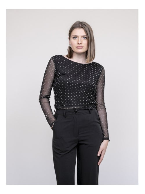 Top con strass FAVERELLE - Kiabi