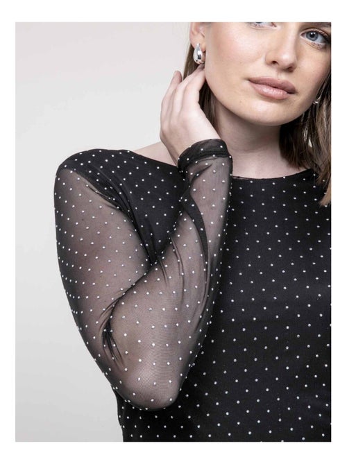 Top con strass FAVERELLE - Kiabi