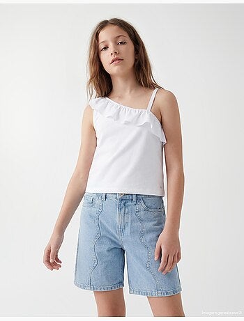 Top con volante, MO Fashion