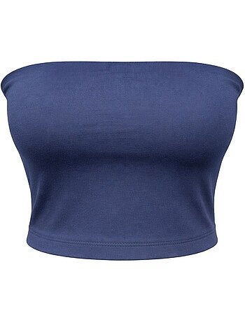Top corto bandeau sin tirantes mixray