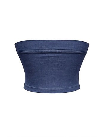Top corto bandeau sin tirantes mixray