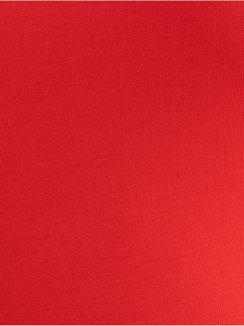 Top corto básico con tirantes finos hiccup Rojo - Kiabi