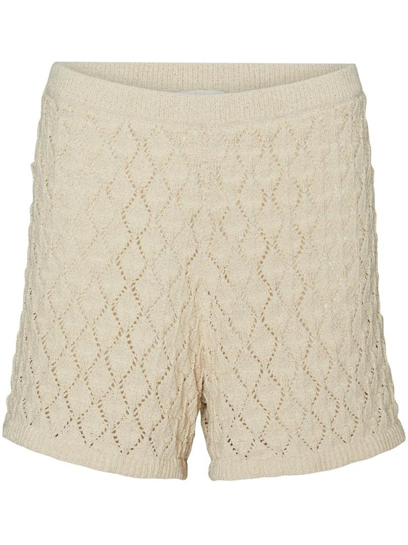 Top Corto de Ganchillo Vero Moda Beige - Kiabi