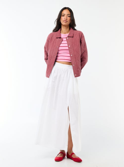 Top corto sin mangas - Kiabi