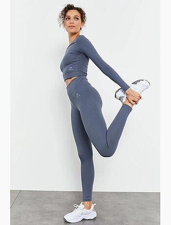 Top corto slim fit de manga larga tommy