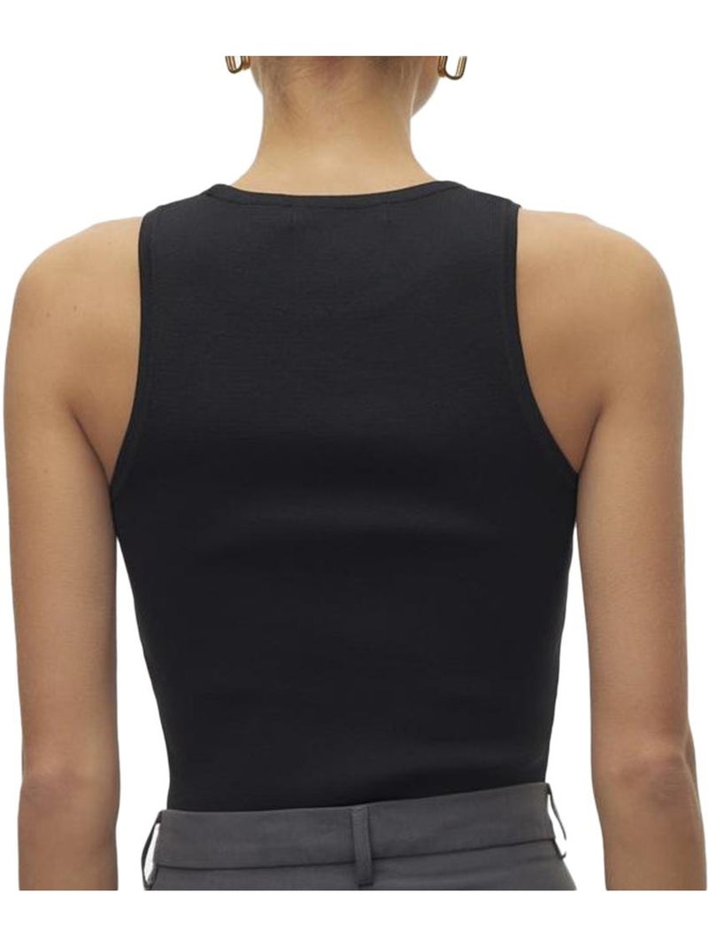 Top Corto Vero Moda para Mujer Negro - Kiabi