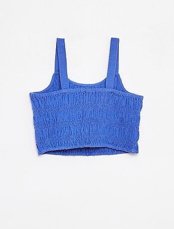 Top cropped de tirantes