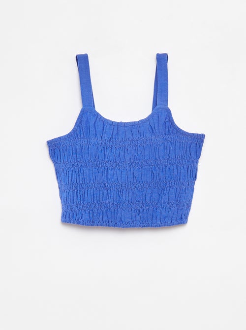 Top cropped de tirantes - Kiabi