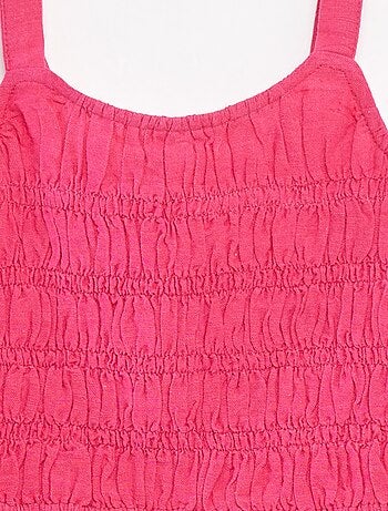Top cropped de tirantes
