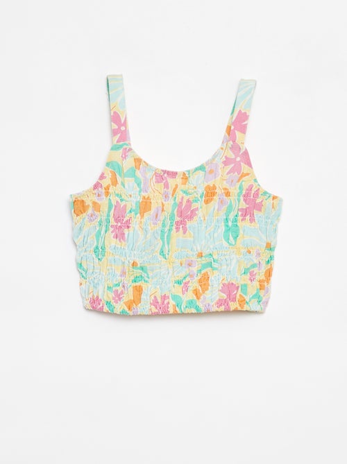 Top cropped de tirantes - Kiabi