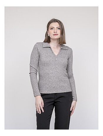 Top cuello polo FRANINA