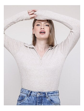 Top cuello polo FRANINA