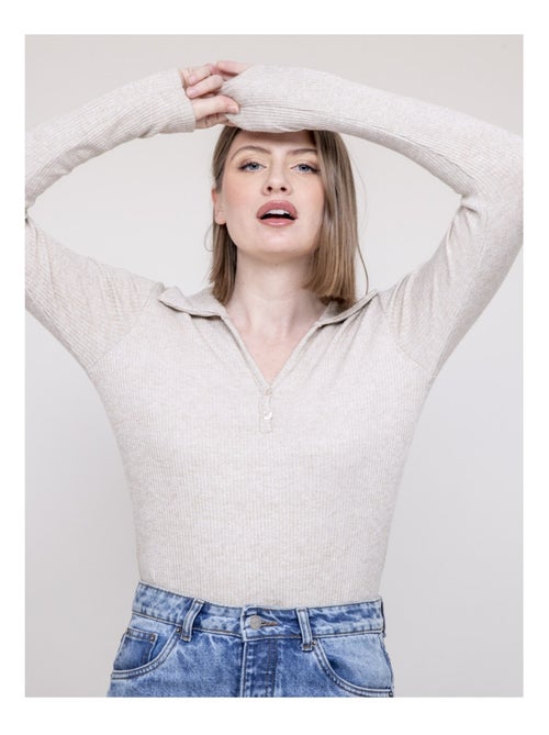 Top cuello polo FRANINA - Kiabi