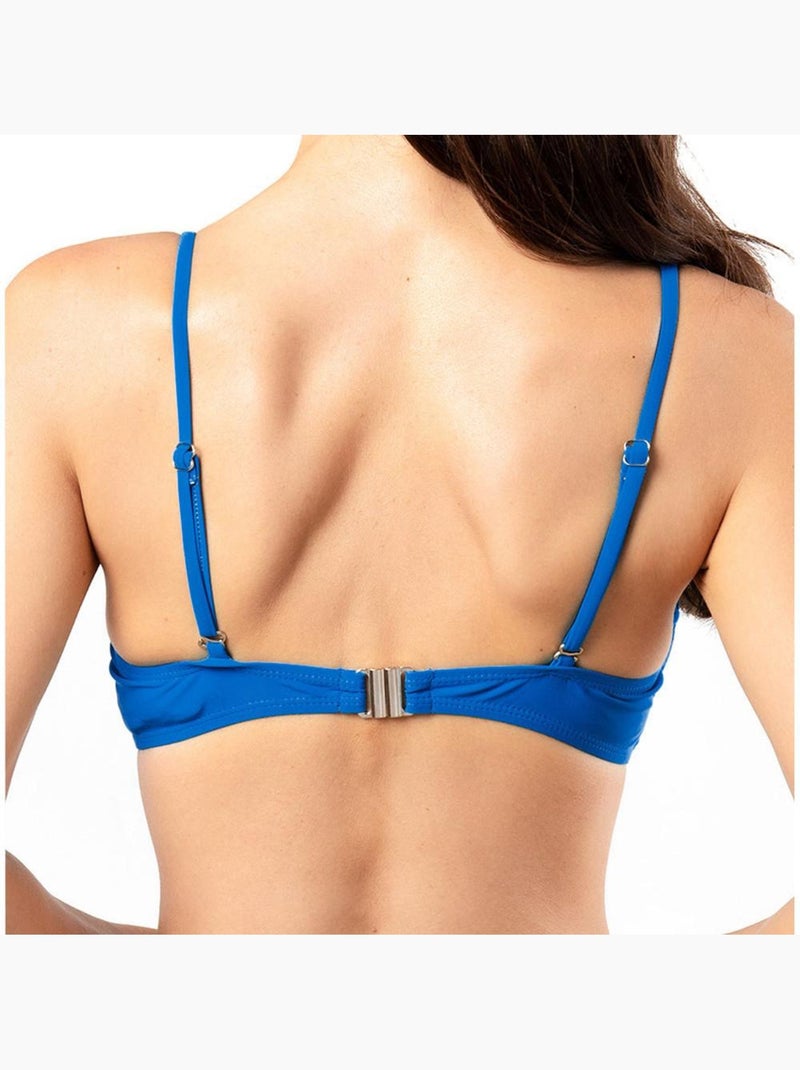 Top de Bikini Bandeau para Mujer Sun Project Azul - Kiabi