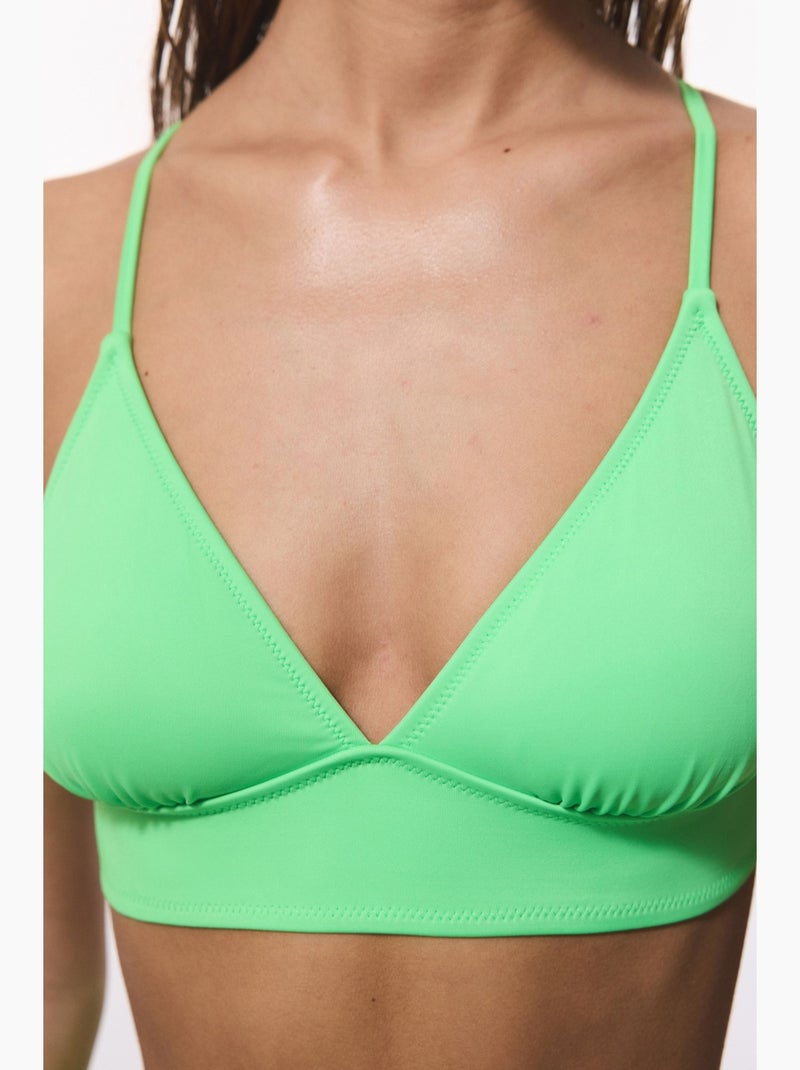 Top de bikini bralette mujer penti Verde menta - Kiabi