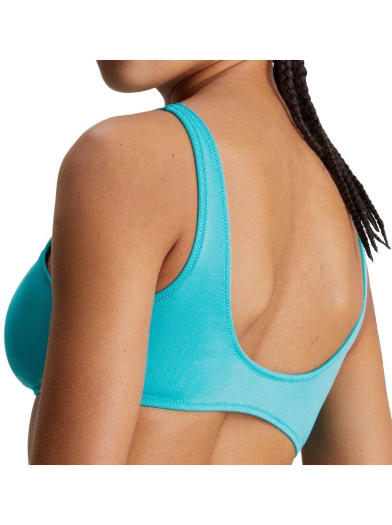 Top de bikini bralette para mujer Calvin Klein Jeans Azul - Kiabi