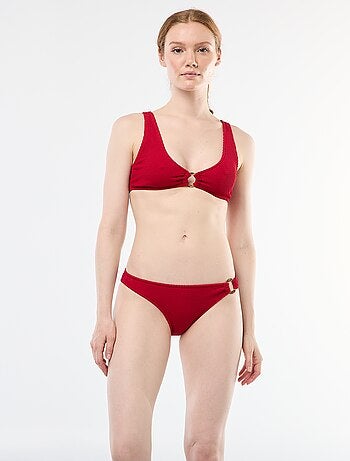 Top de bikini con aro