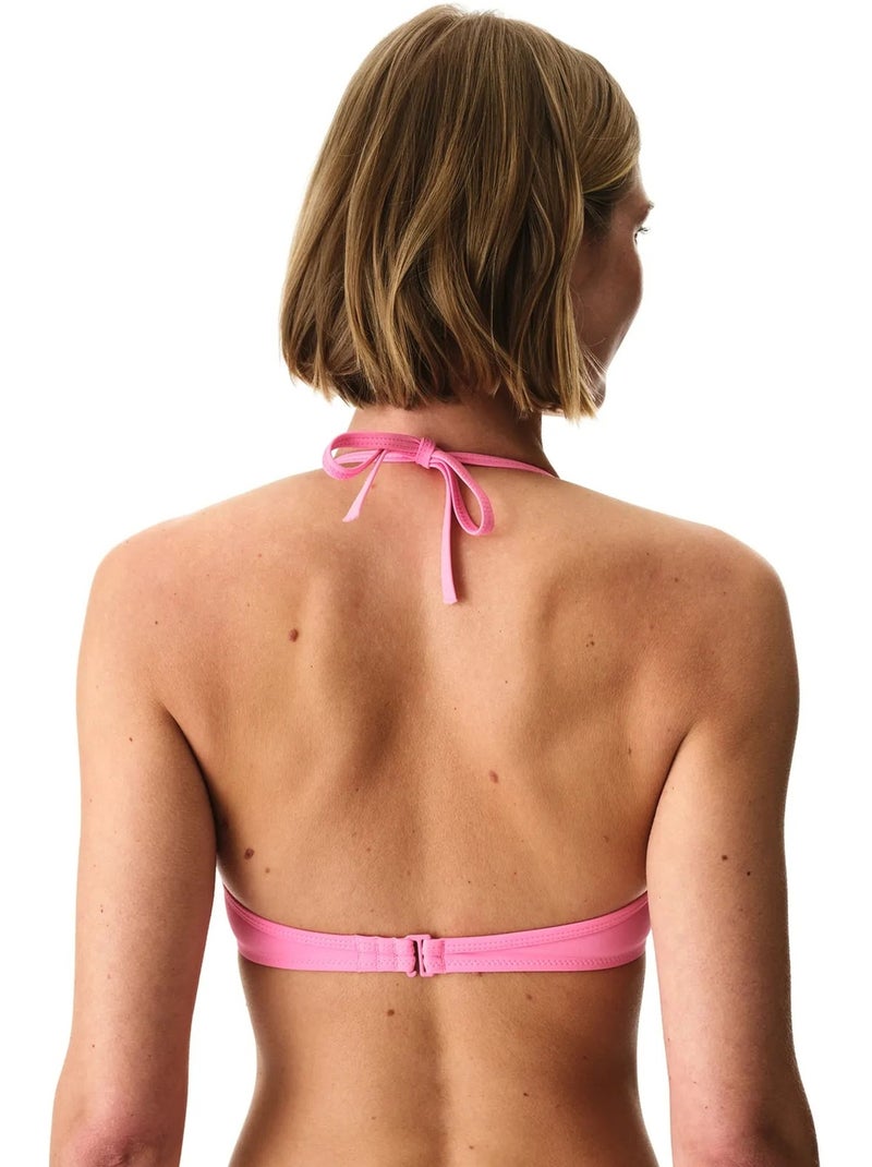 Top de bikini con copa mujer penti Rosa fluo/Solinotes - Kiabi