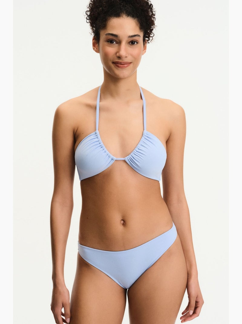 Top de bikini con escote en v invertido penti Azul cielo - Kiabi