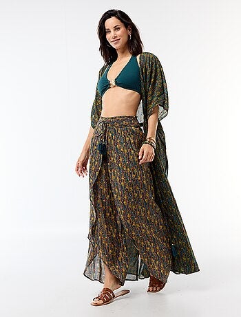 Top de bikini con joya estrella de mar