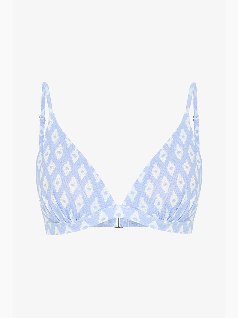 Top de bikini de mujer penti Azul Blanco - Kiabi