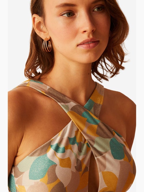 Top de bikini halter merry estampado penti - Kiabi