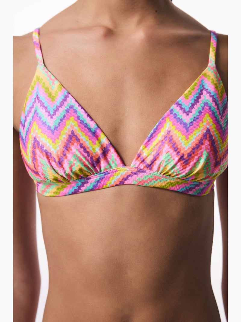 Top de bikini mujer penti Rosa fluo - Kiabi