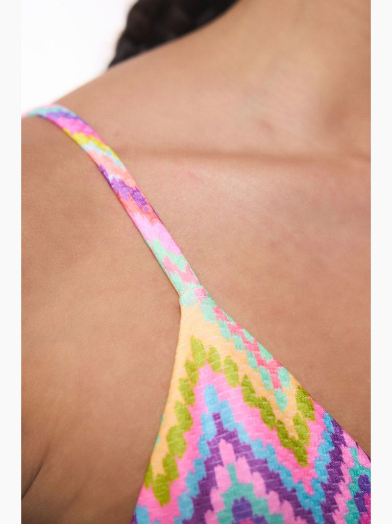 Top de bikini mujer penti Rosa fluo - Kiabi
