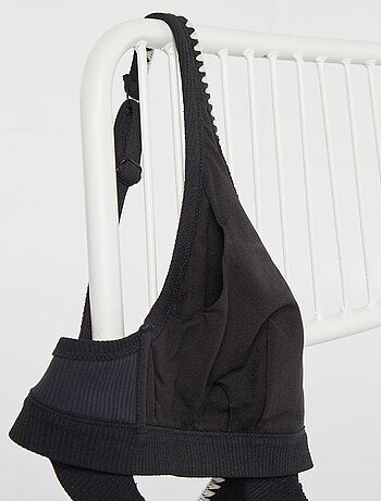 Top de bikini postoperatorio en nido de abeja