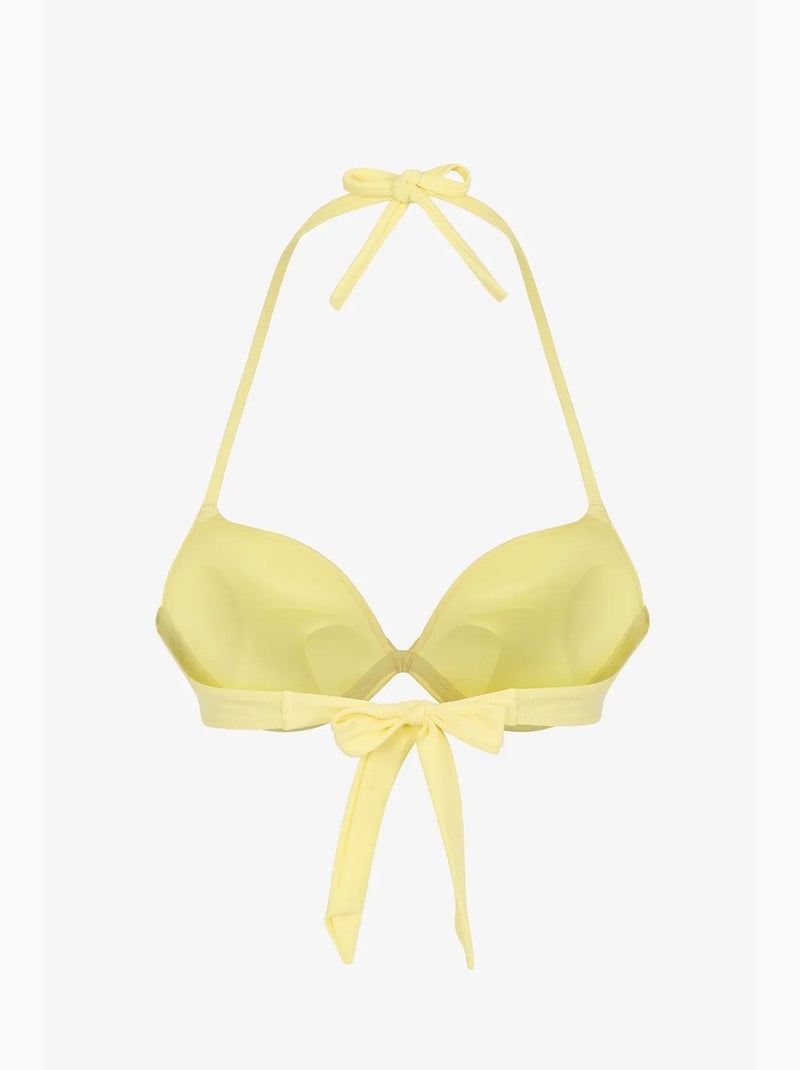 Top de bikini push para mujer penti Amarillo limón - Kiabi