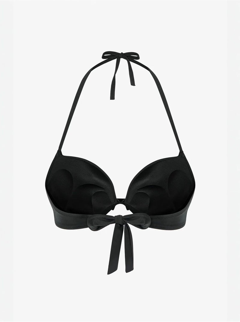 Top de bikini push-up penti Negro - Kiabi
