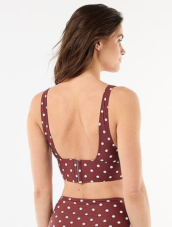 Top de bikini shapewear