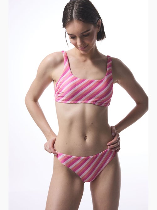 Top de bikini sura a rayas penti - Kiabi