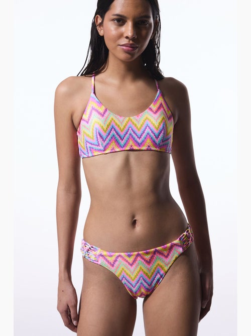 Top de bikini zigzag mujer penti - Kiabi