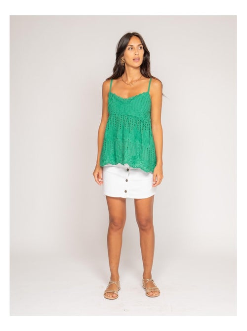 Top de broderie inglés FEVE - Kiabi Top de broderie inglés FEVE - Kiabi