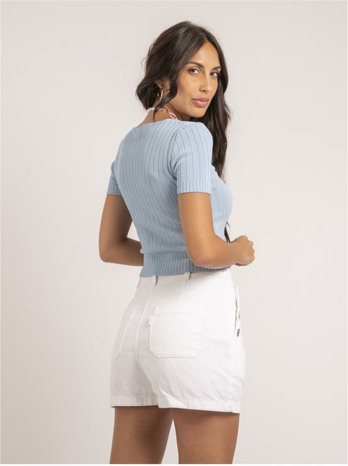 Top de canalé FLOYDE - Kiabi
