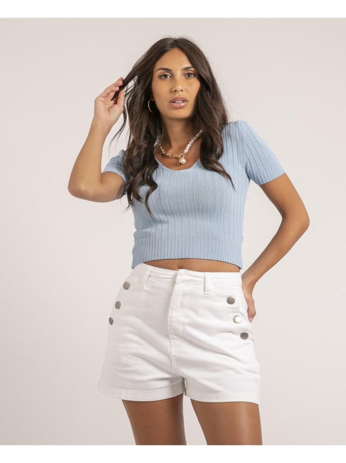 Top de canalé FLOYDE - Kiabi